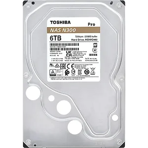 HDWG460XZSTB | Toshiba N300 Pro NAS 6TB Internal Hard Drive
