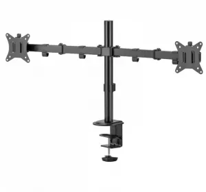 V7 DM1GCD Adjustable Dual Monitor Mount For 32-inch Displays