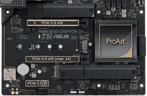 Asus PROARTB760-CREATORD4 Proart B760 Creator D4 Atx Motherboard