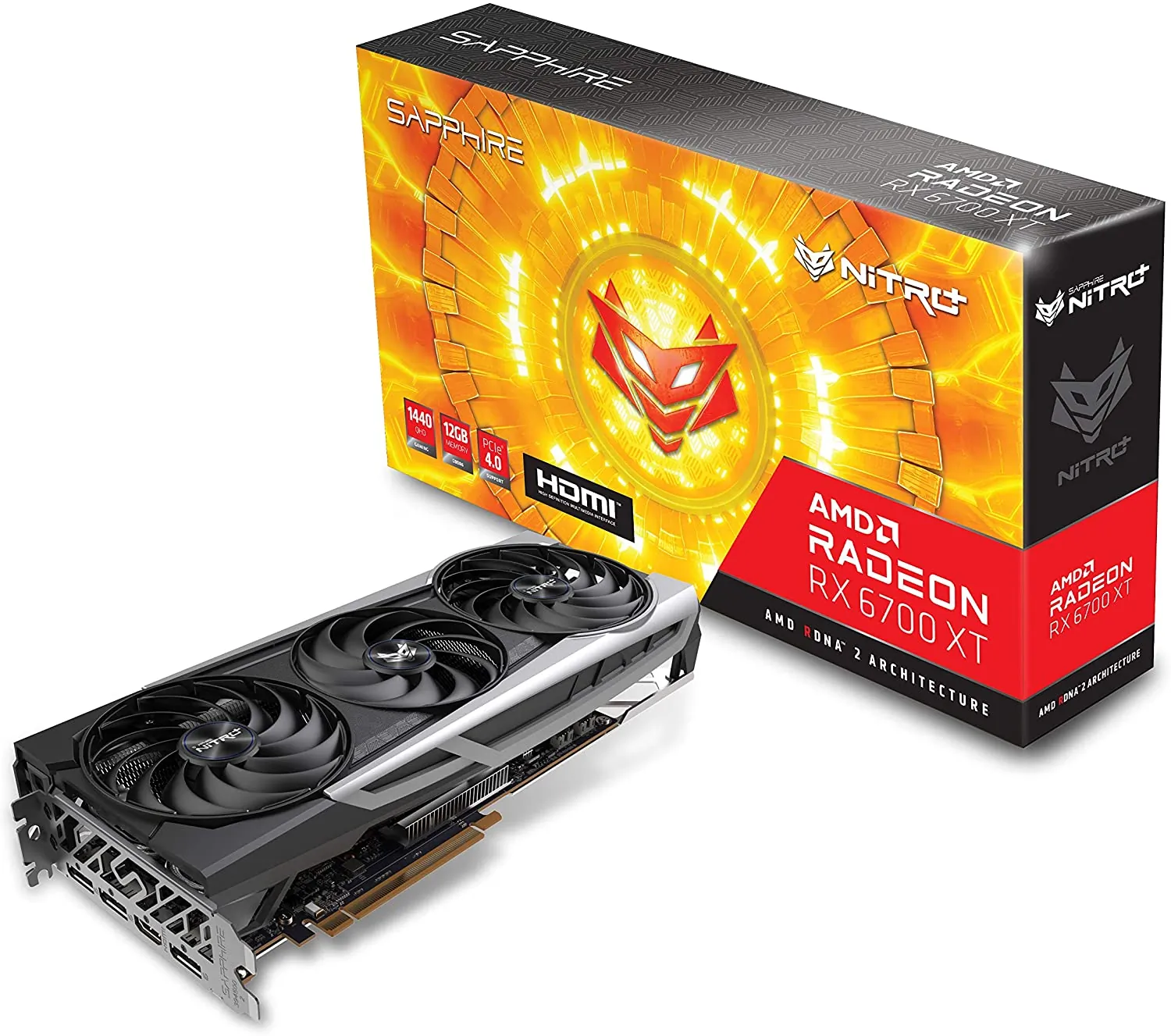 Sapphire 11306-01-20G Nitro+ Rx 6700 Xt 12gb Gddr6 Graphics Card