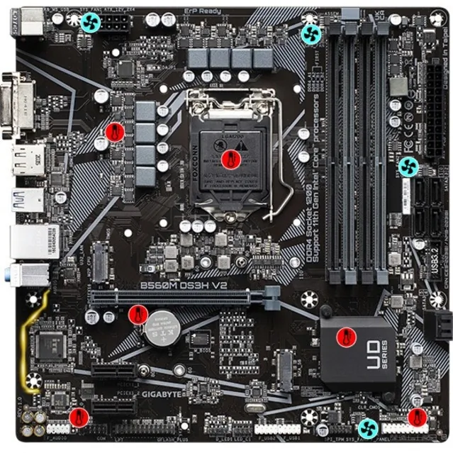 Gigabyte B560M DS3H V2 B560m Ds3h V2 Micro Atx Motherboard