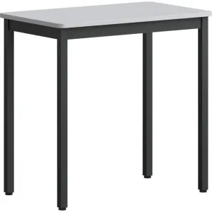 Lorell LLR 60752 Utility Table - Gray Rectangle, Laminated Top - Powde