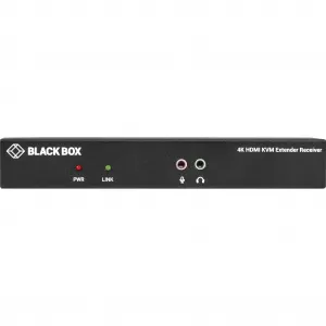 Black KVXLCHF-100 Kvx Series Hdmi 4k Fibre Kvm Extender, Sh, Tx+rx