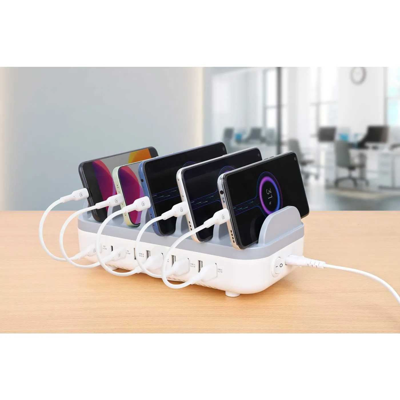 Manhattan 180856 10-port Usb Charging Station -