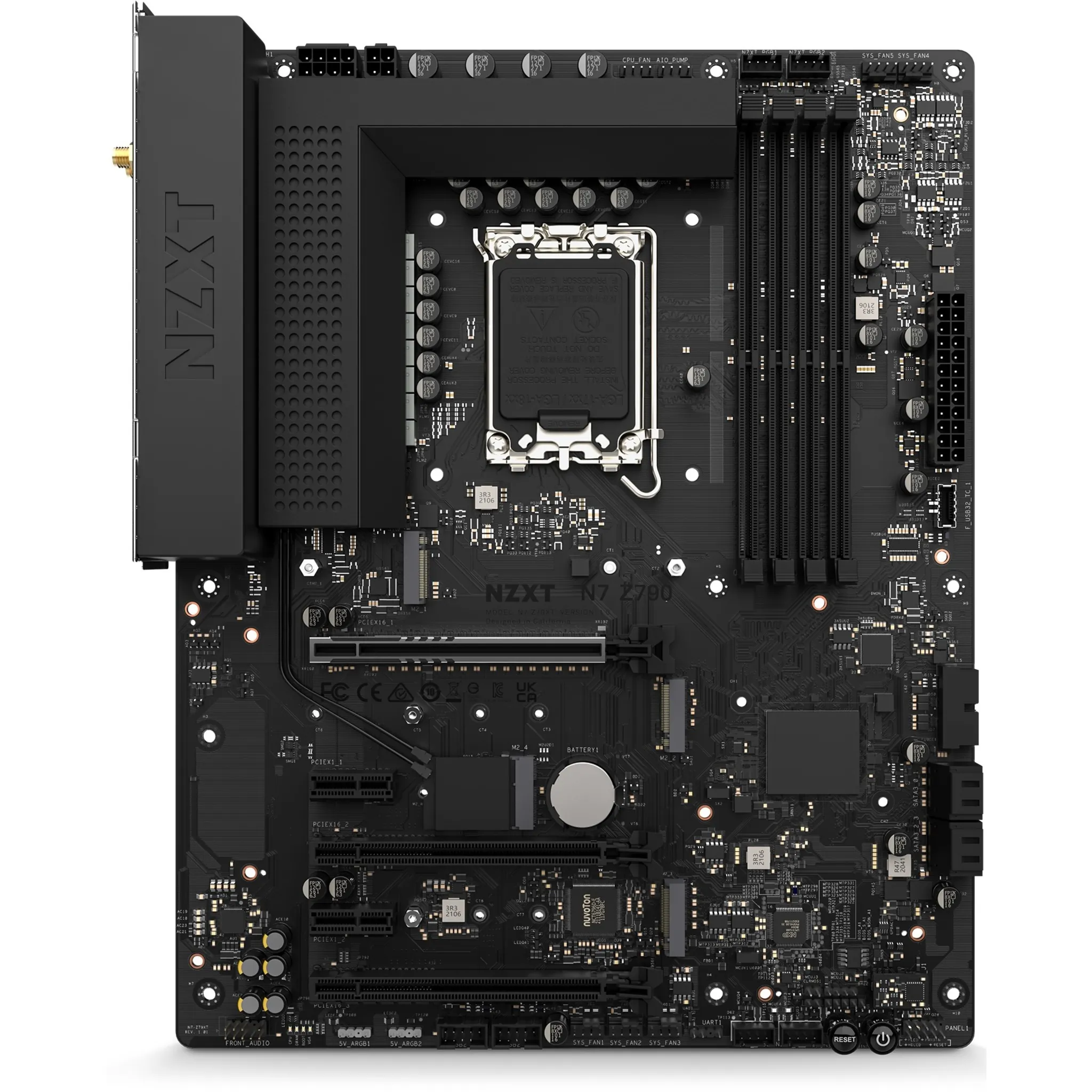 Nzxt N7-Z79XT-B1 N7 Z790 Motherboard With Wi-fi And Sleek Black Design