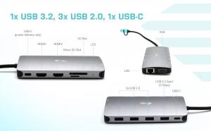 Itec C31DUALKVMDPDUS Usb-cusb-a 3xdisp Nano Dock Lan Pd100 W