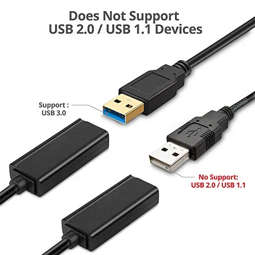 Siig CB-US0V11-S1 Usb 3.0 Aoc Active Cable 50m - Male To Female