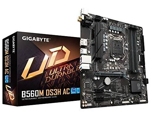 Gigabyte B560M DS3H AC Mb B560m Ds3h Ac B560 Lga1200 Max128gb Ddr4 Pci