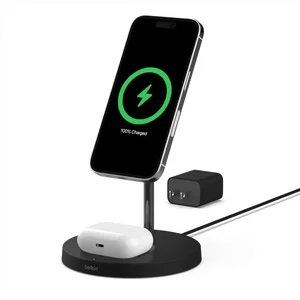 WIZ010TTBK | Belkin MagSafe 2-in-1 Charging Stand - Black