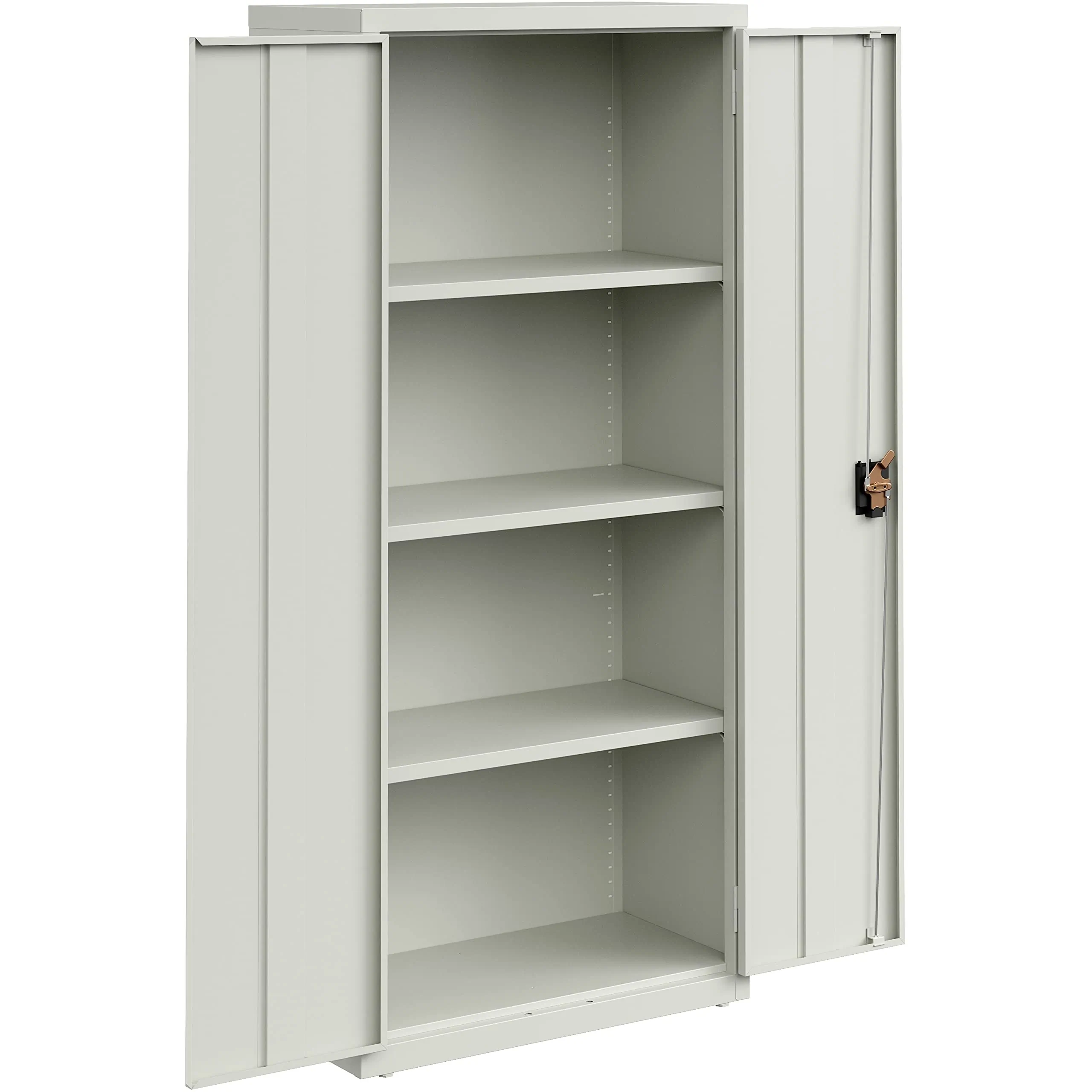 Lorell LLR 69830LGY Slimline Storage Cabinet - 30 X 42 X 66 - 4 X Shel