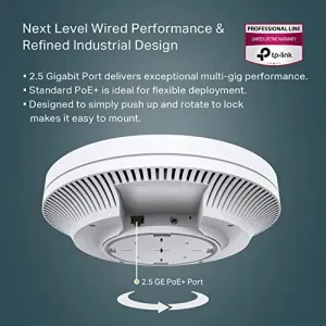 Tplink EAP670 Ax5400 Ceiling Mount Dual Band Wifi Ap