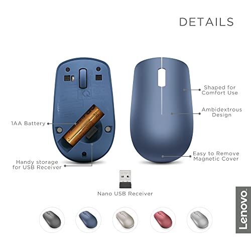 Lenovo GY50Z18986 530 Wireless Mouse (abyss Blue) With Battery