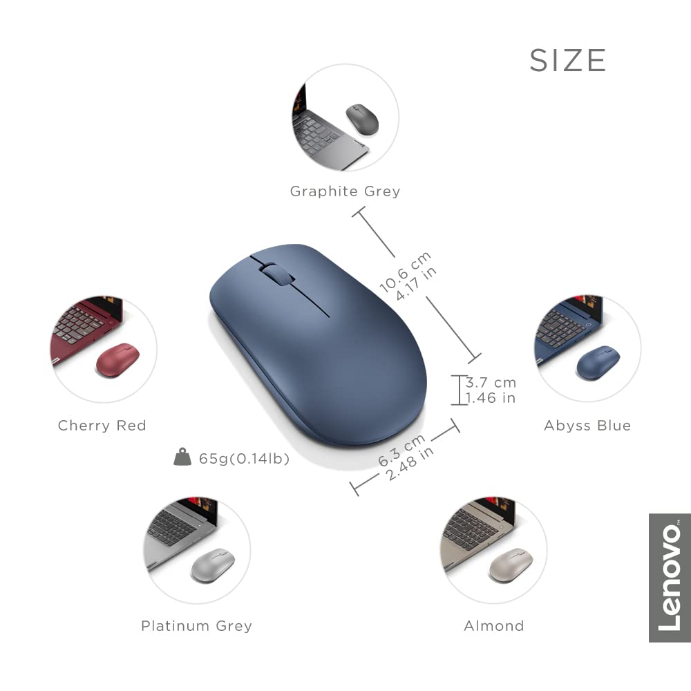 Lenovo GY50Z18986 530 Wireless Mouse (abyss Blue) With Battery