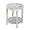 5001043 | Nikki Chu Distressed Wood Round Side Table with