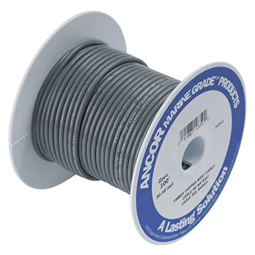 Ancor 184403 14 Awg Tinned Copper Marine Wire - 18 Feet Gray