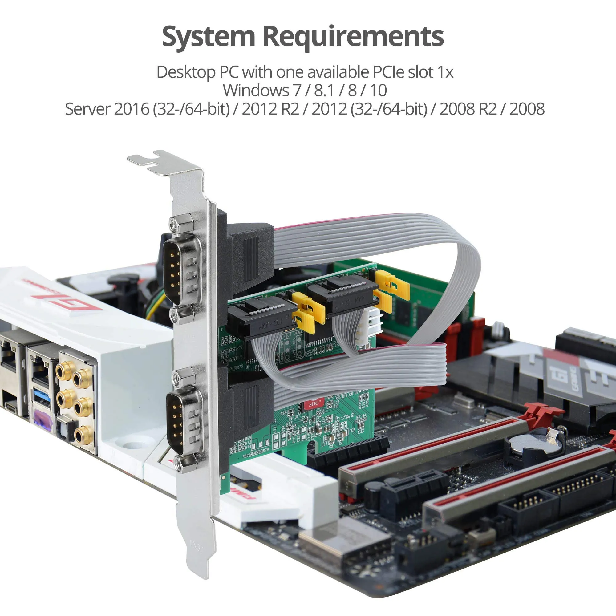 Siig JJ-E20711-S1 Dp Cyber 2s Pcie Card