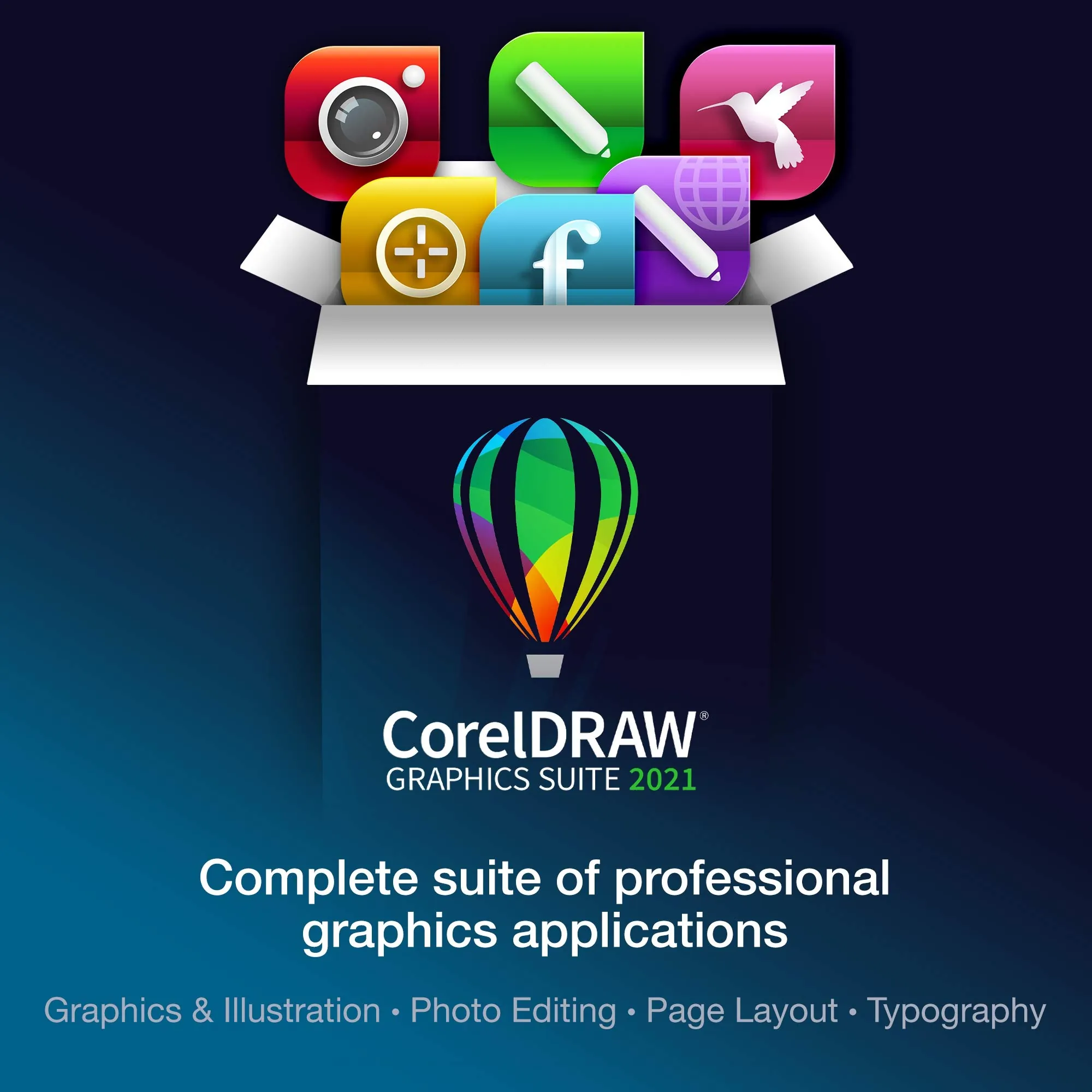 Corel CDGS2021EFDPA Draw Graphics Suite 2021 Mac Ml Academic