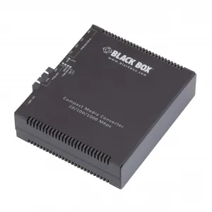 Black LGC5151A Media Converter - Gigabit Ethernet Multimode 850nm 550m