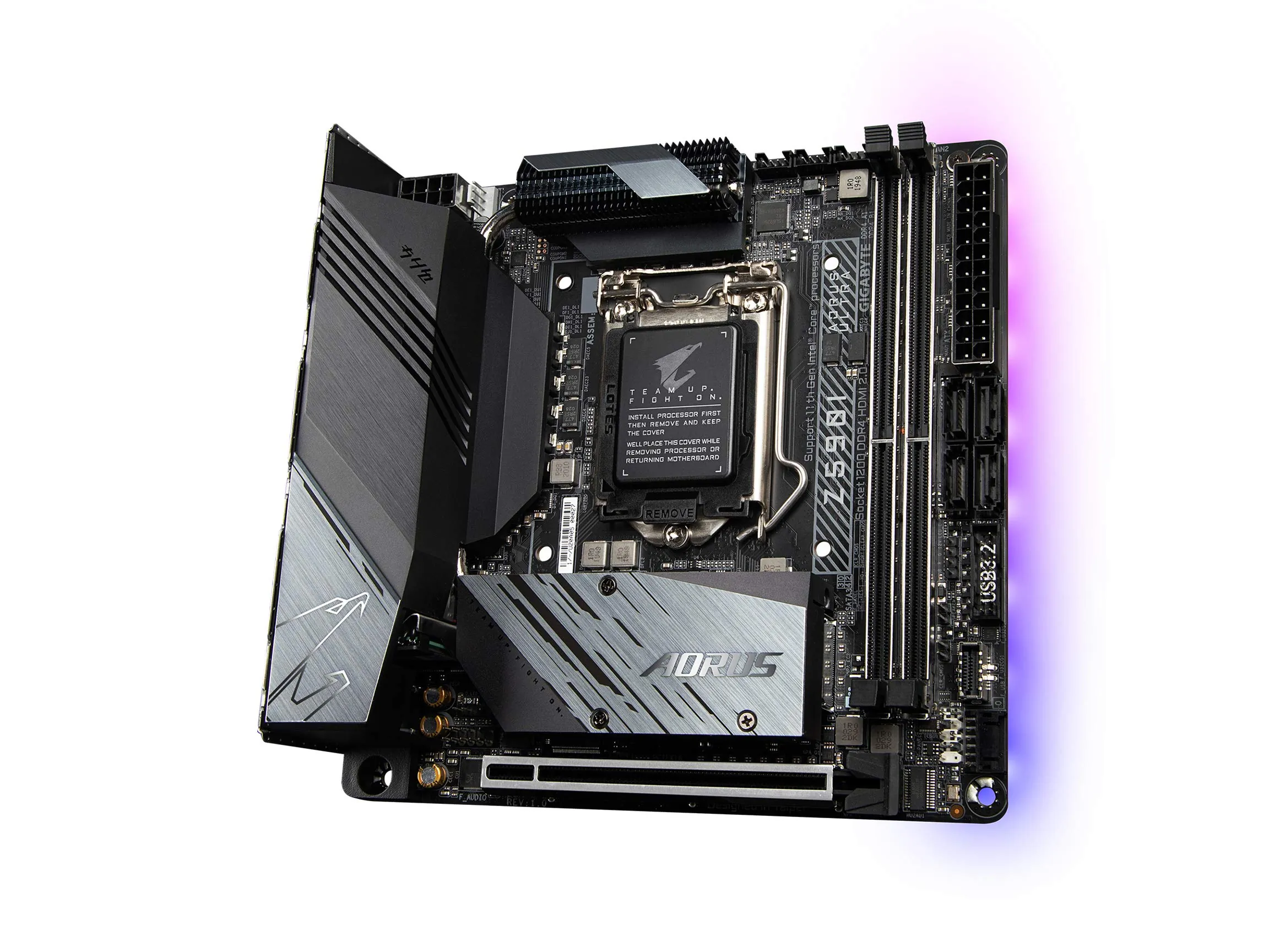 Gigabyte Z590I AORUS ULTRA Mb Z590i Aorus Ultra Z590 Lga1200 Max64gb D