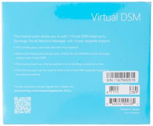 Synology VIRTUAL DSM LICENSE Virtual Dsm Lincense 1 Pack