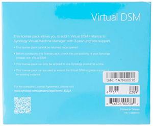 Synology VIRTUAL DSM LICENSE Virtual Dsm Lincense 1 Pack