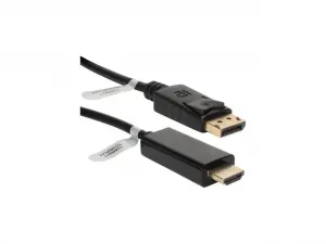 Qvs 3k6398 6ft Displayport To Hdmi Digital A-v Cable - Displayport-hdm