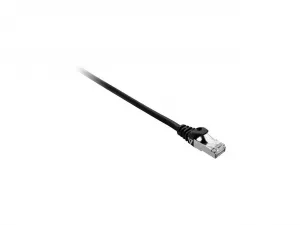 V7 V7CAT7FSTP-3M-BLK-1E Cat.7 Shielded Patch Network Cable - 10ft - Bl