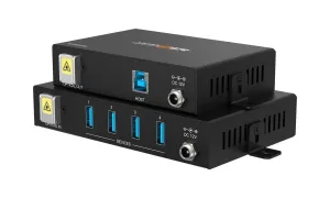 Bzb BG-EXUF 4-port Usb3.12.01.1 Kvm Superspeed Fiber Extender Up To 10