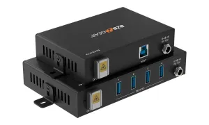 Bzb BG-EXUF 4-port Usb3.12.01.1 Kvm Superspeed Fiber Extender Up To 10