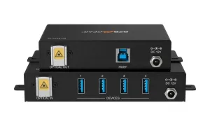 Bzb BG-EXUF 4-port Usb3.12.01.1 Kvm Superspeed Fiber Extender Up To 10