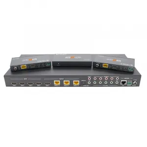 Bzb BZ-UHD-44M-ARC 4x4 Hdmi Matrix Switcher With Three Receivers