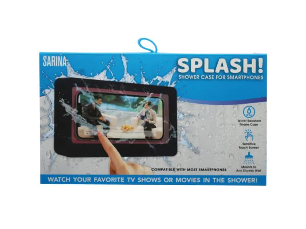 Bulk AC246 Sarina Navy Blue Splash! Shower Case For Smartphones