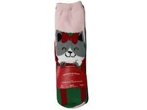 CC730 | Bulk Buys Wondershop Fuzzy Cat Holiday Socks - 2