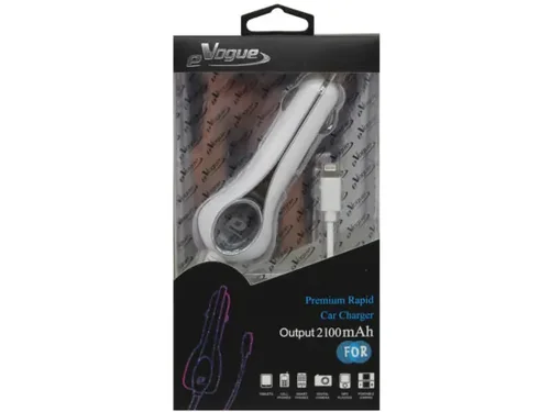 AC410 | Bulk Buys Evoque 2, 100 mAh Rapid iPhone Car