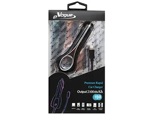 AC409 | Bulk Buys Evogue 2100mAh Rapid iPhone Car Charger