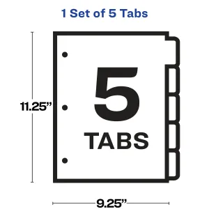 Avery 87859 Averyreg; Index Maker Index Divider - 5 X Divider(s) - 5 -