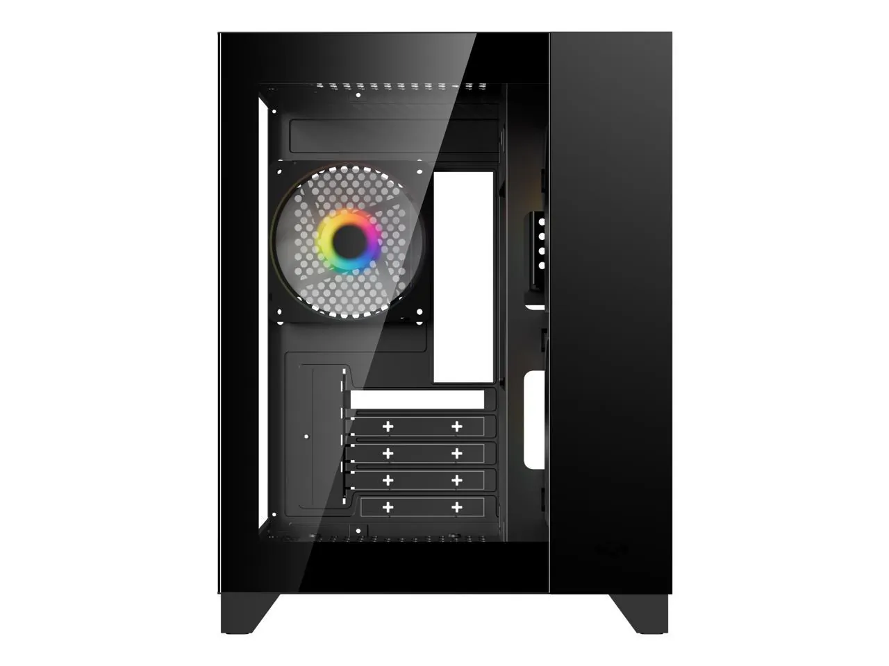 Diypc ARGB-Q3-BK Case  Argb-q3-bk