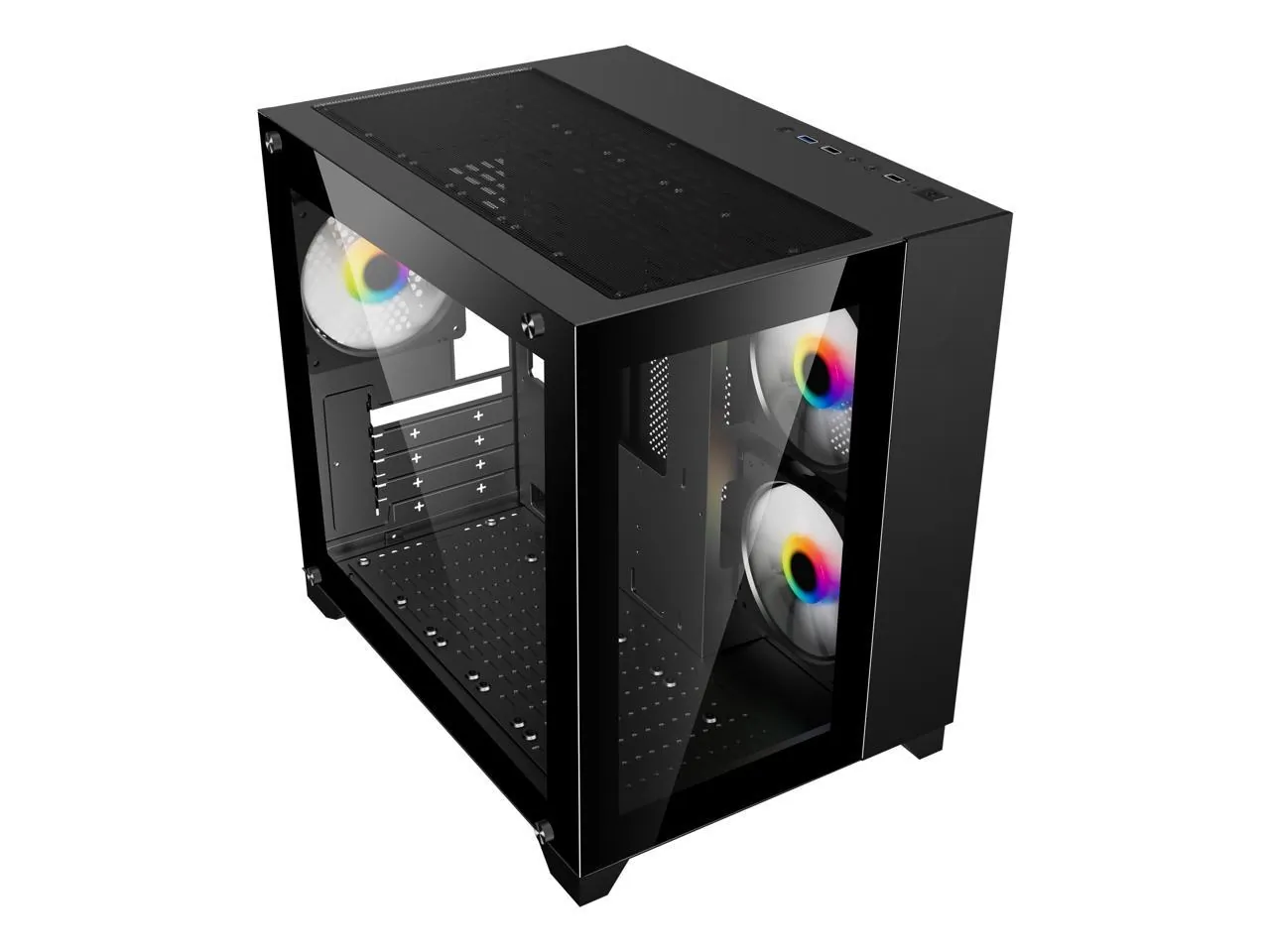 Diypc ARGB-Q3-BK Case  Argb-q3-bk