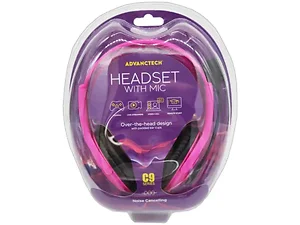 AB695 | Bulk Buys Purple Gaming Headphones with Microphone