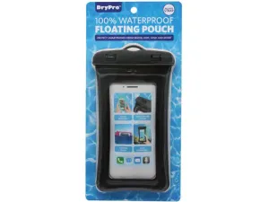 Bulk AB840 Drypro Waterproof Floating Smartphone Pouch With Strap In A