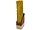 AB777 | Bulk Buys Elegant Yellow Wooden Incense Holder with