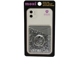 AB577 | Bulk Buys Moxi Stylish Stick-On Phone Wallet with