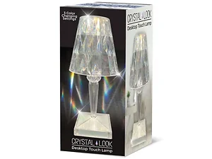 Bulk Buys Elegant USB Crystal LED Touch Lamp with Color