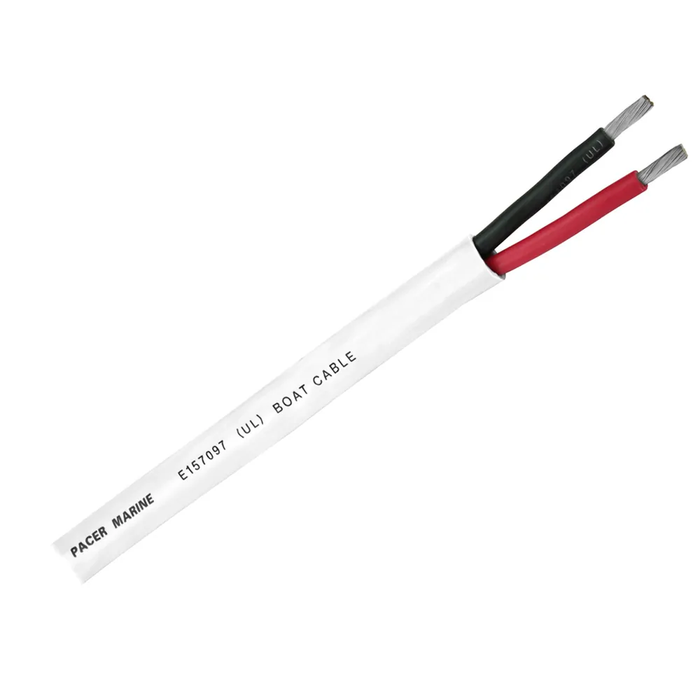 Pacer WR16/2DC-500 Pacer 500' 162 Awg Duplex Marine Cable - Red  Black