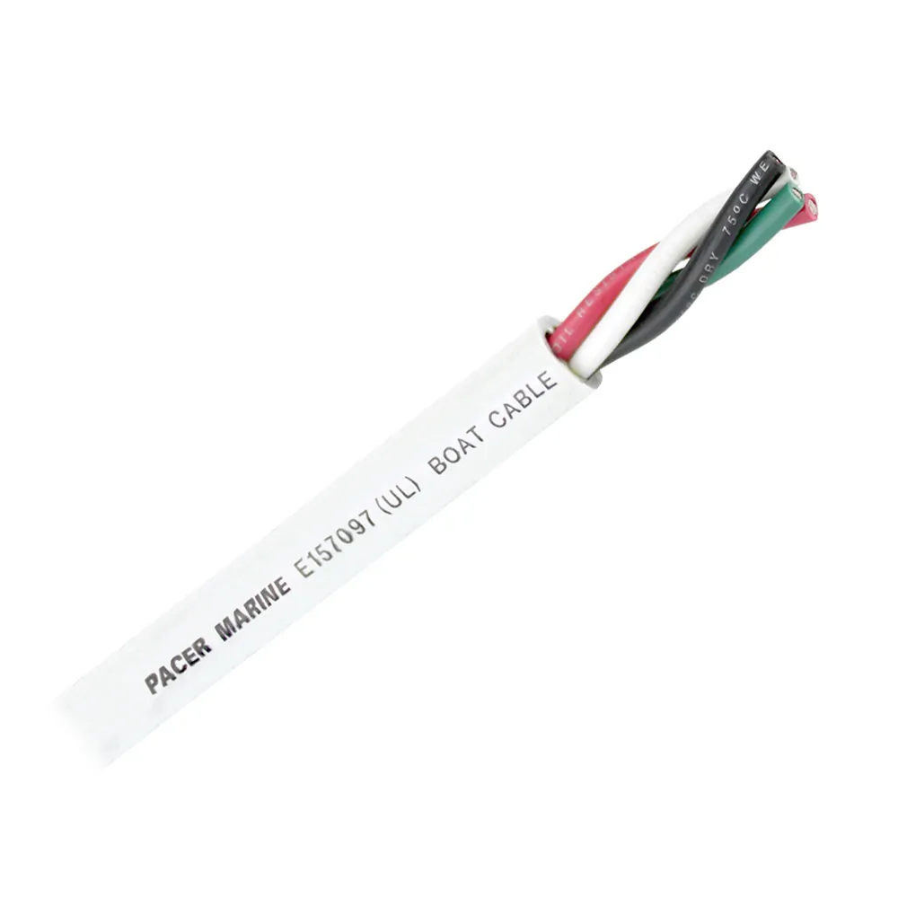 Pacer WR12/4-250 Pacer Round 4 Conductor Cable - 25039; - 124 Awg - Bl