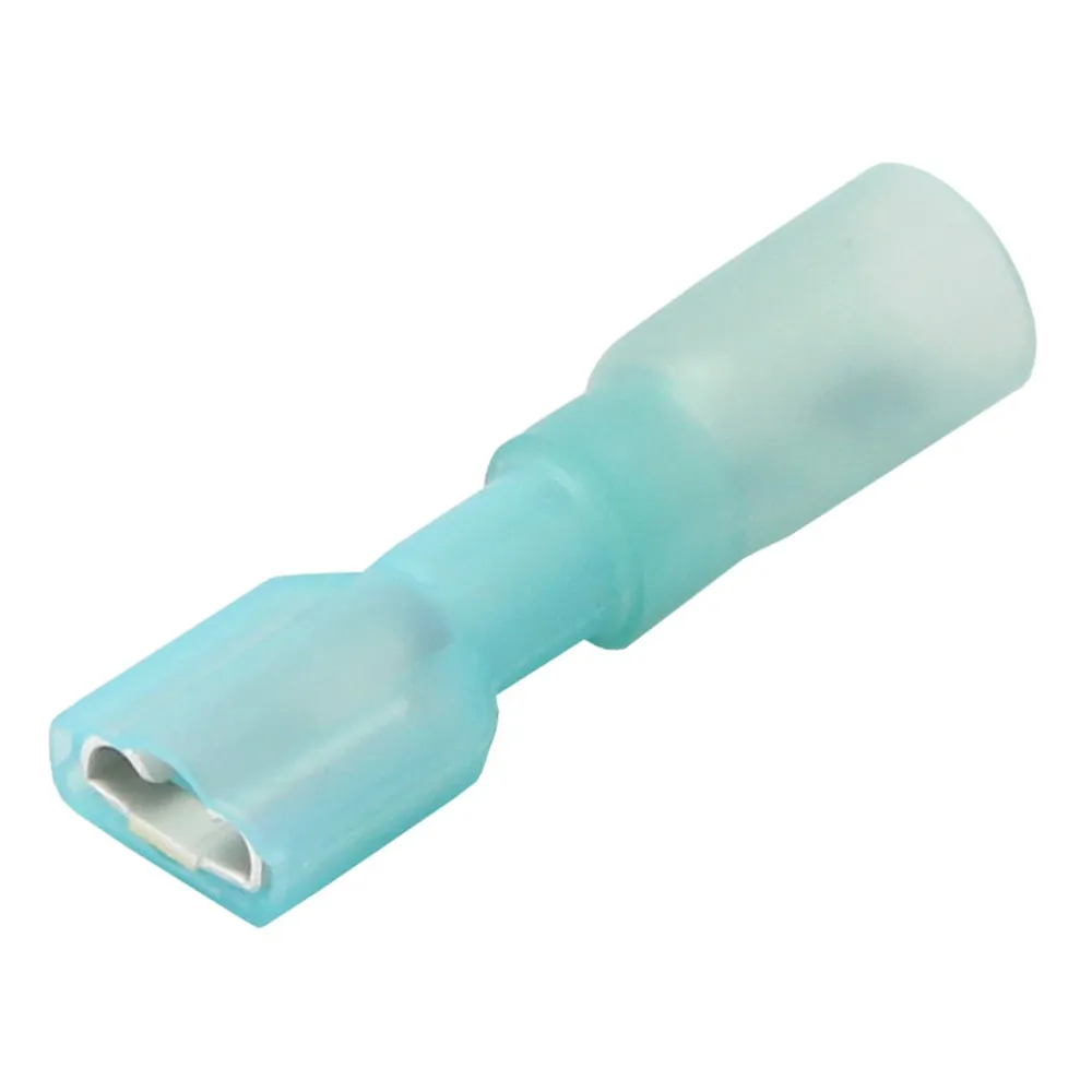 Pacer TDE14-250FI-100 Heat Shrink Female Disconnects 16-14 Awg - 100 P