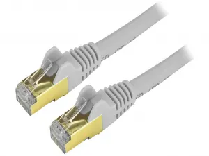 Startech C6ASPAT8GR 8ft Cat6a Ethernet Cable - 10 Gigabit Category 6a 