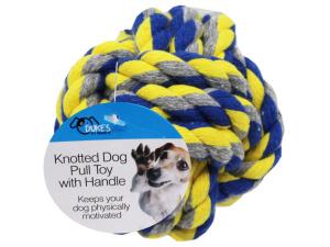 Bulk GA148 Knotted Rope Dog Pet Fetch Ball