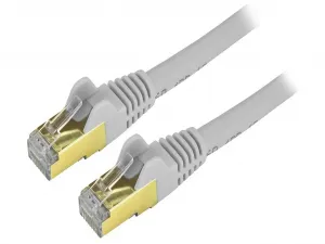 Startech C6ASPAT15GR 15ft Cat6a Ethernet Cable - 10 Gigabit Category 6