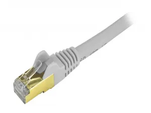 Startech C6ASPAT15GR 15ft Cat6a Ethernet Cable - 10 Gigabit Category 6